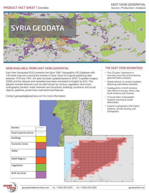 Geodata Highlights: Syria