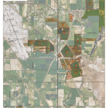Business asset map of Henley KBG LLC showing land positions and property holdings.