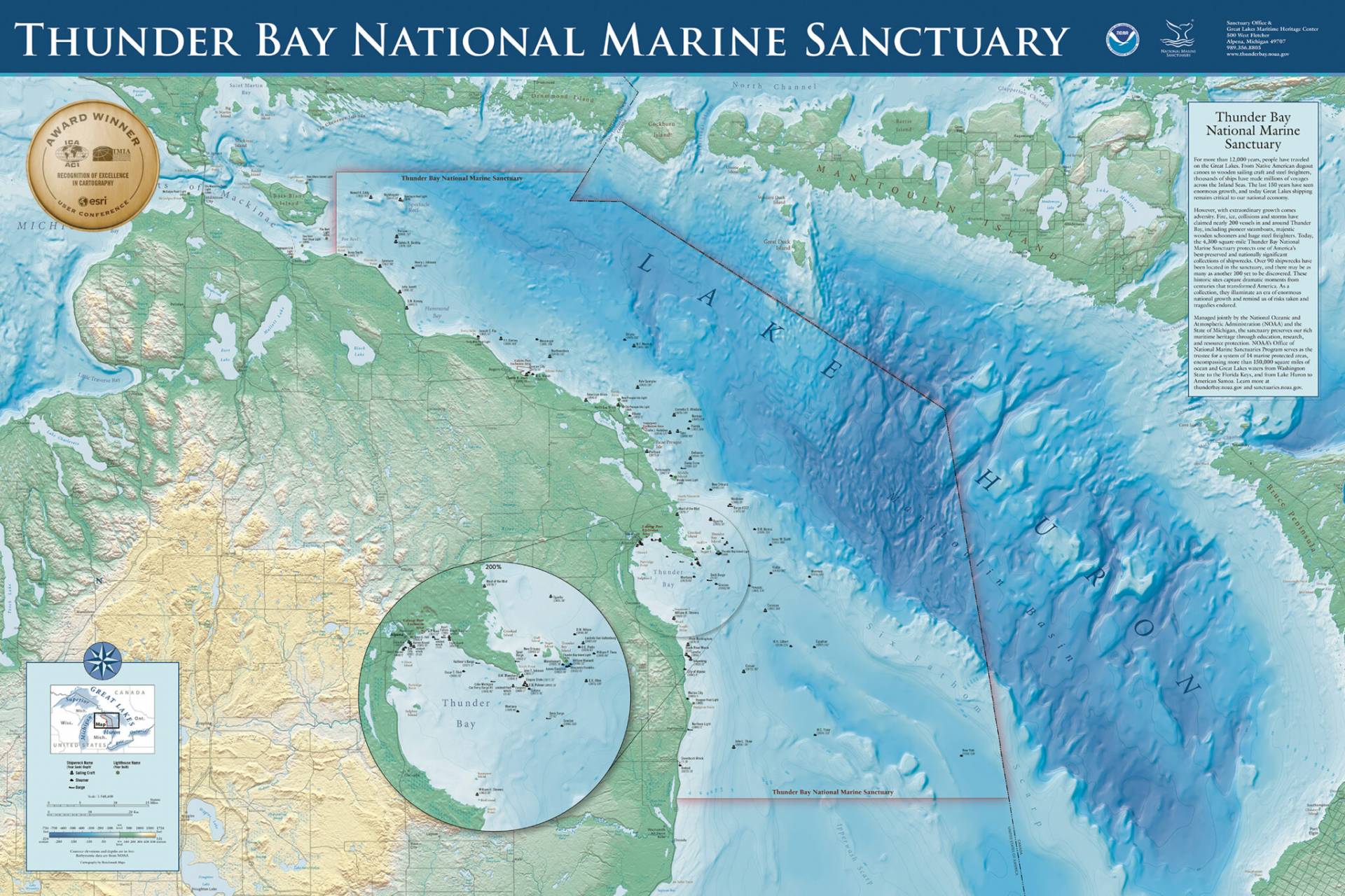 Nautical Map of Thunder Bay