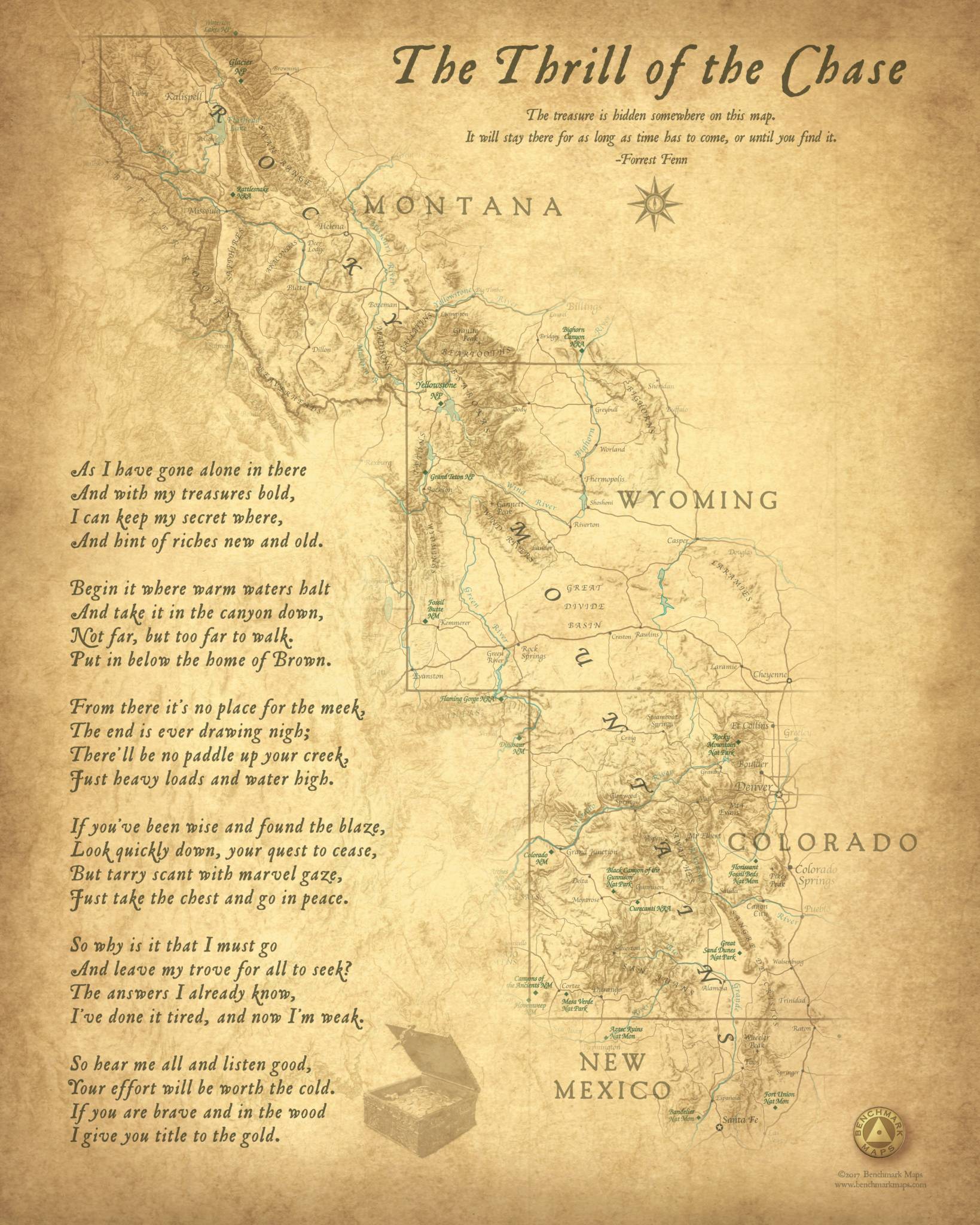 Antique Treasure Map
