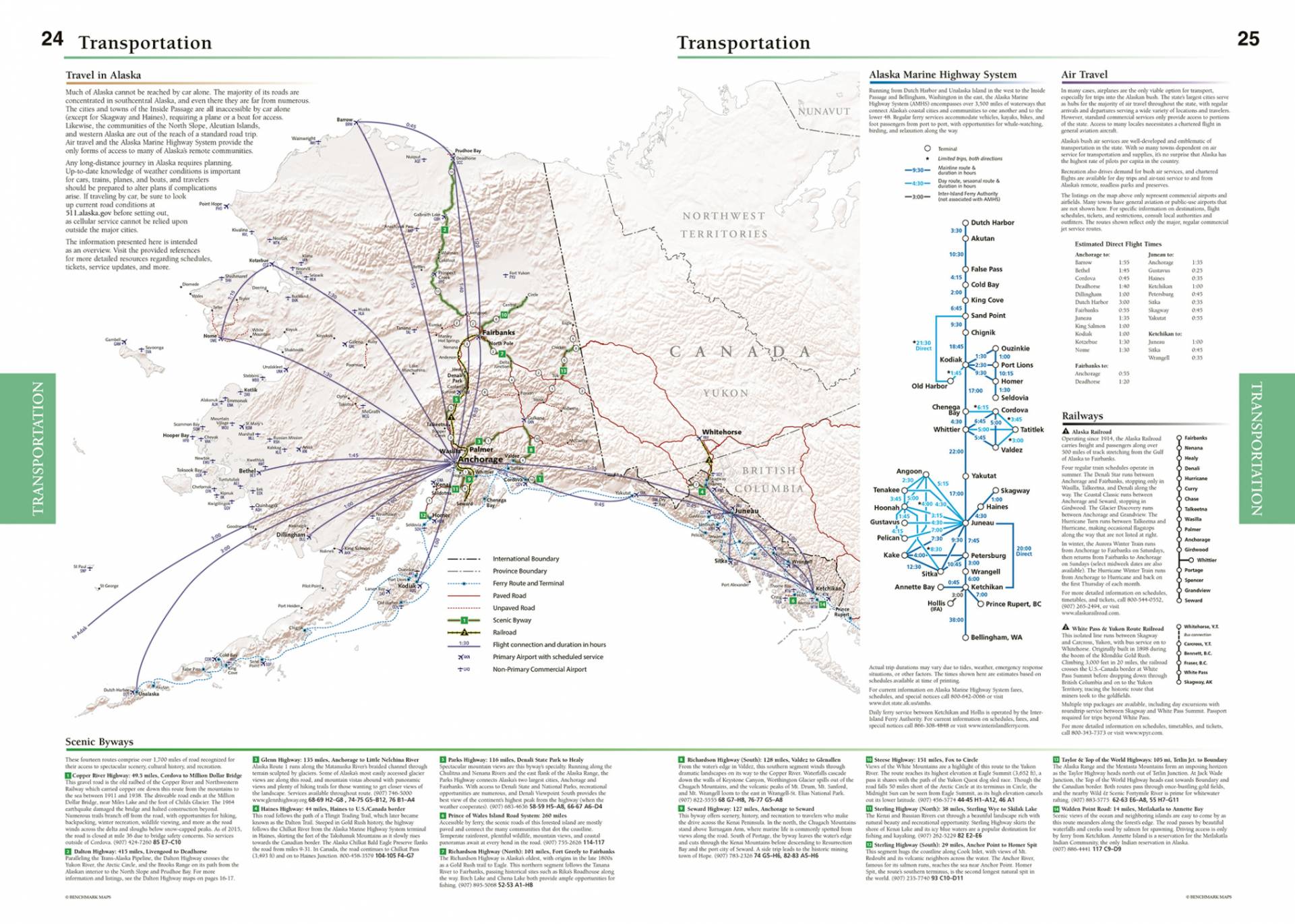 Transportation mapping of Alaska